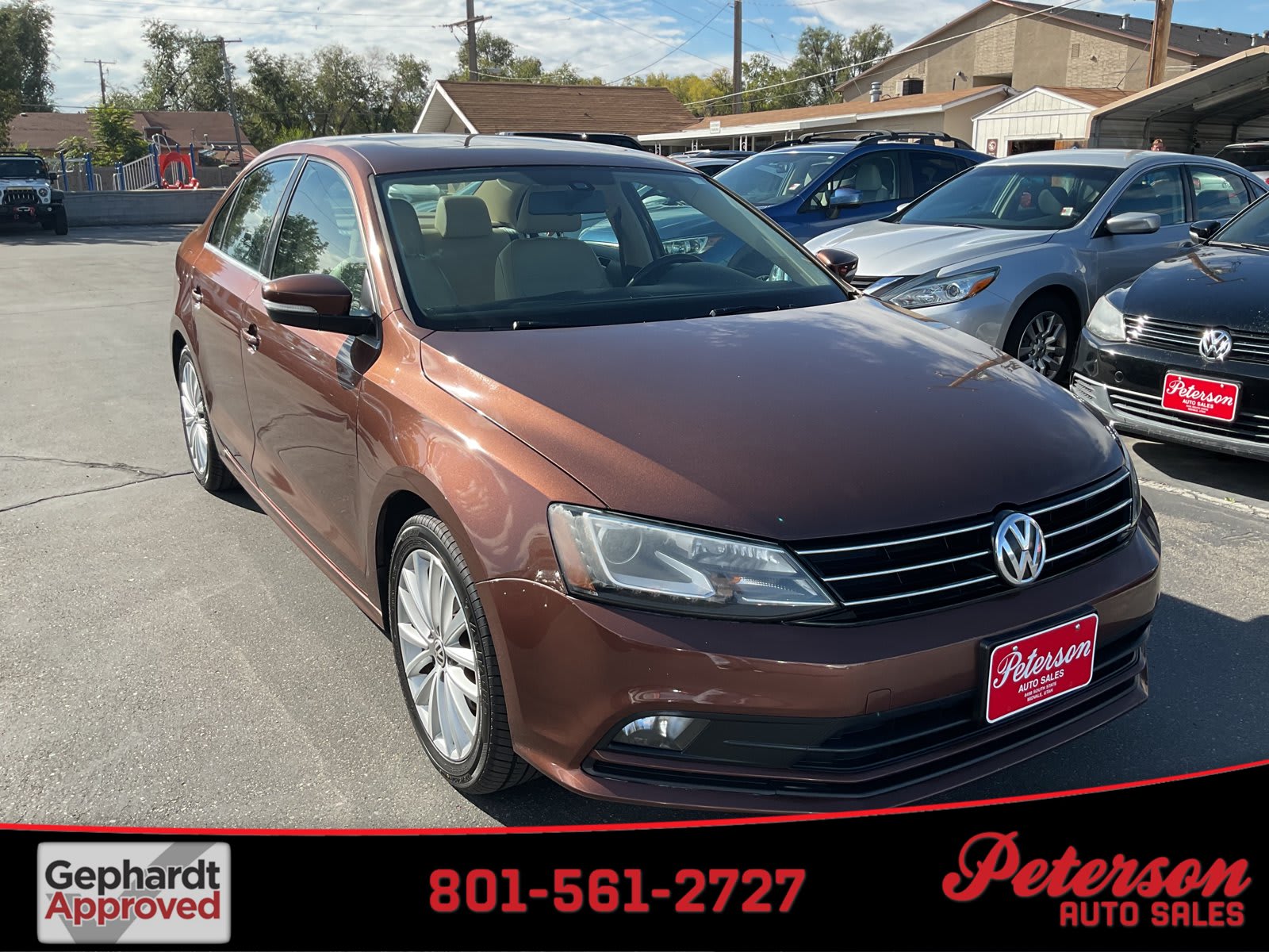 2016 Volkswagen Jetta Sedan used 4dr car for sale at Peterson Auto Sales in Midvale, UT