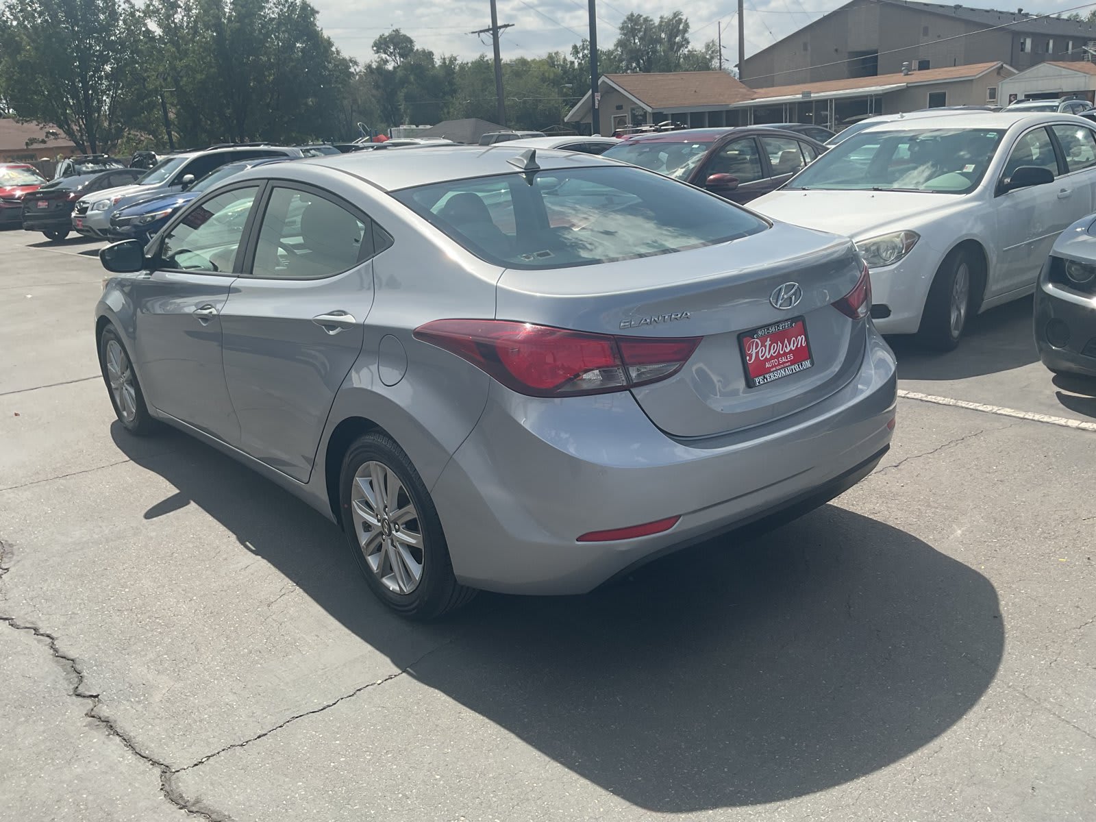 2015 Hyundai Elantra used 4dr car for sale at Peterson Auto Sales in Midvale, UT — photo 7 of 20