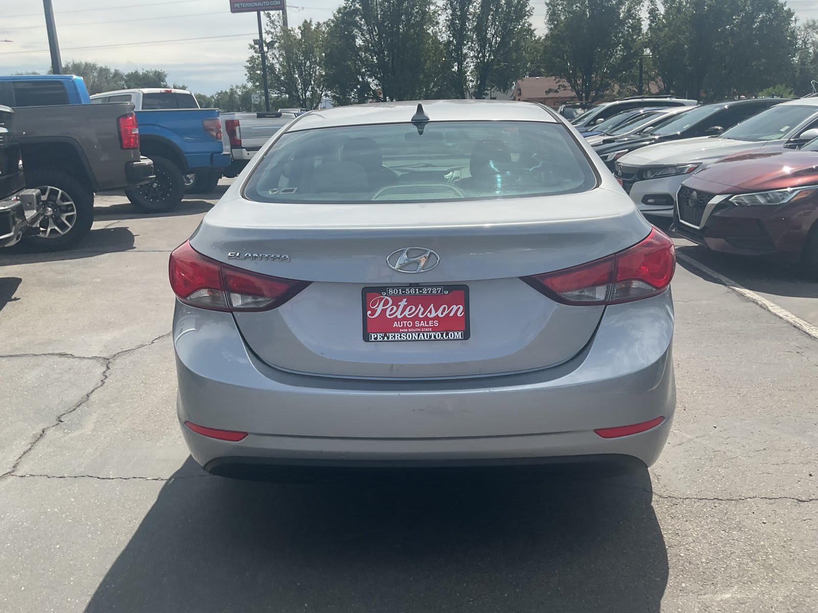 2015 Hyundai Elantra used 4dr car for sale at Peterson Auto Sales in Midvale, UT — photo 8 of 20