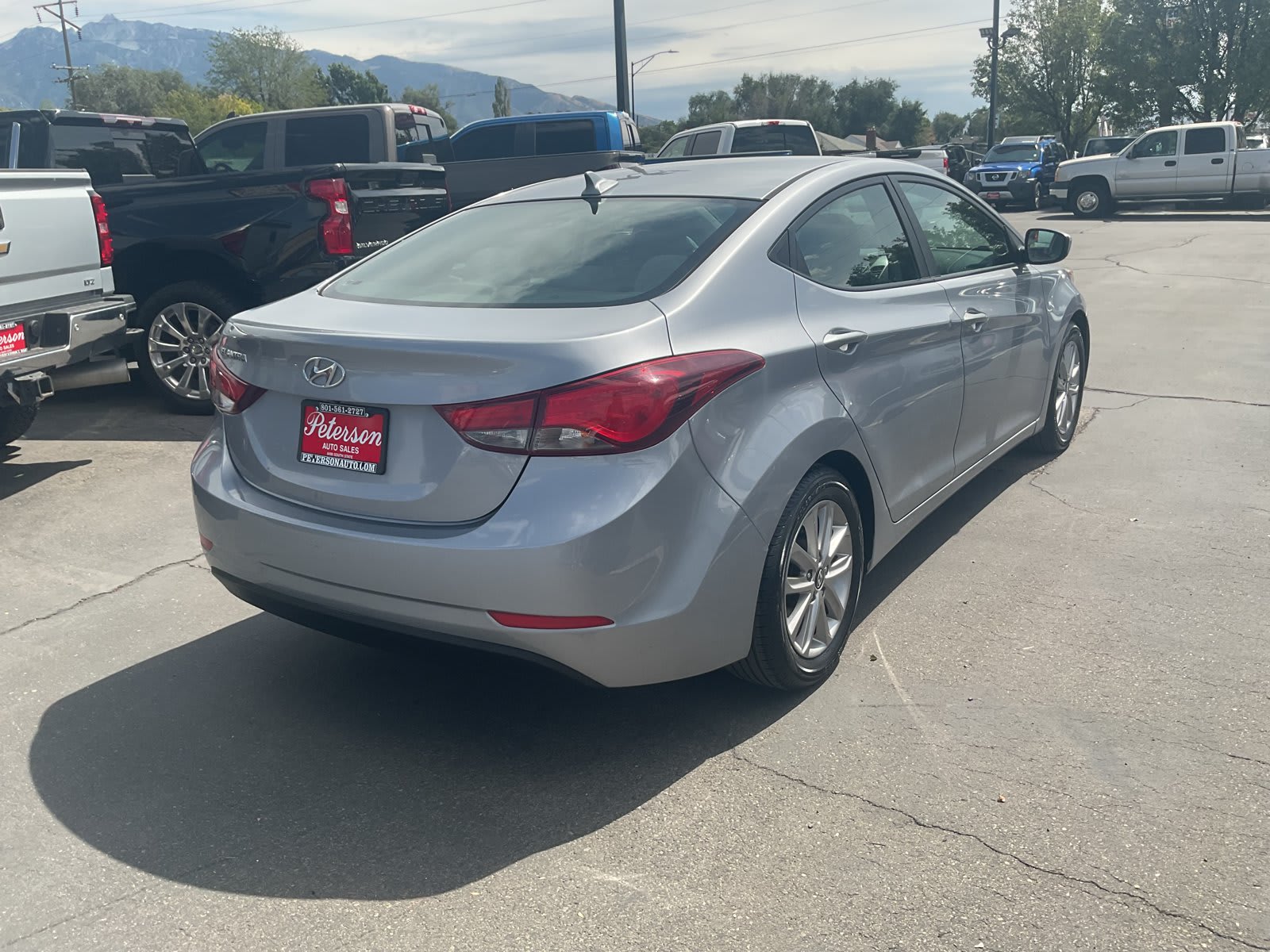 2015 Hyundai Elantra used 4dr car for sale at Peterson Auto Sales in Midvale, UT — photo 6 of 20