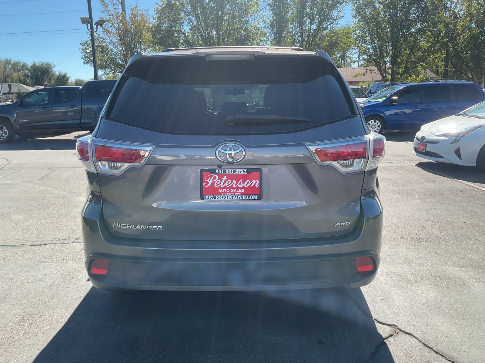 2016 Toyota Highlander used sport utility for sale at Peterson Auto Sales in Midvale, UT — photo 8 of 20