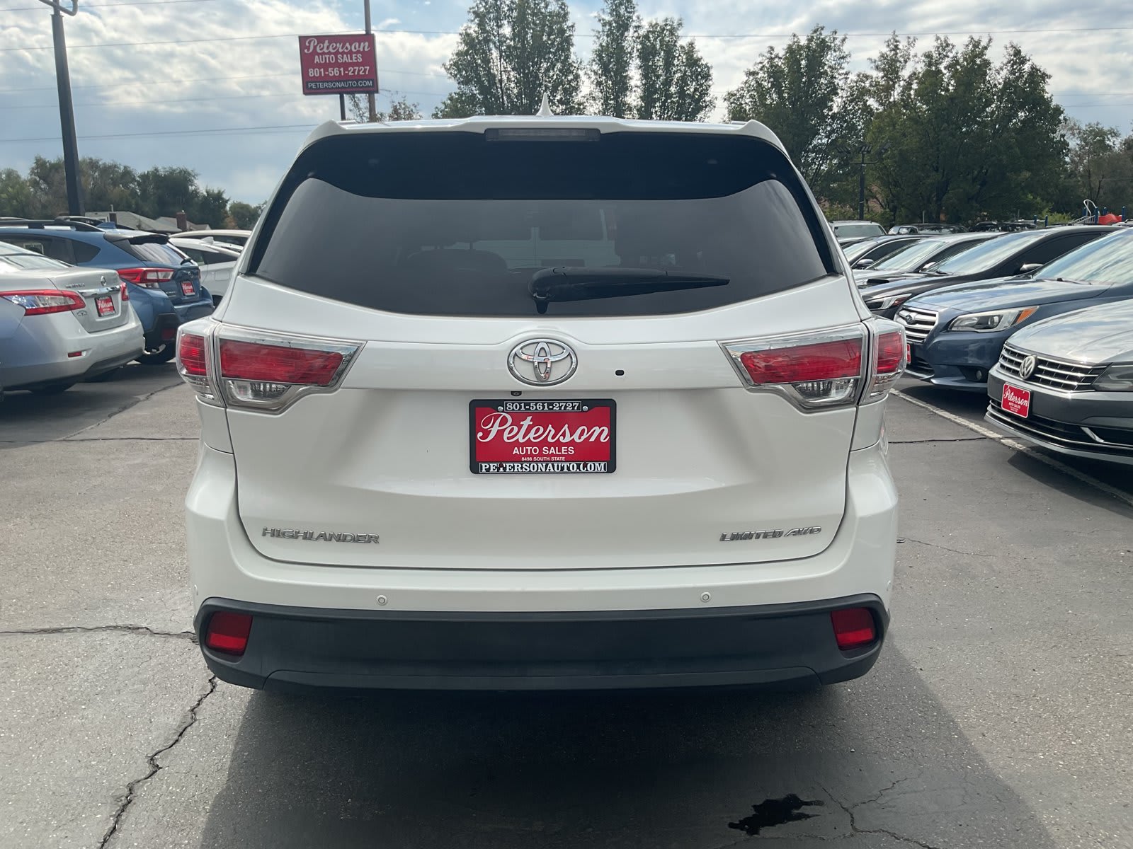 2014 Toyota Highlander used sport utility for sale at Peterson Auto Sales in Midvale, UT — photo 8 of 23