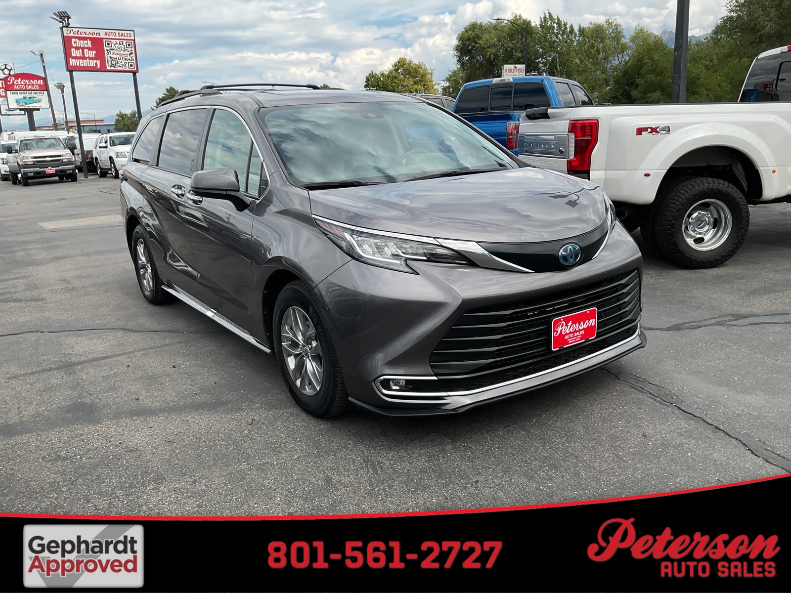2022 Toyota Sienna used mini-van, passenger for sale at Peterson Auto Sales in Midvale, UT