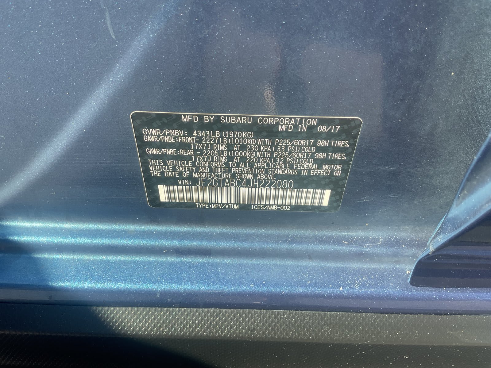 2018 Subaru Crosstrek used sport utility for sale at Peterson Auto Sales in Midvale, UT — photo 15 of 21