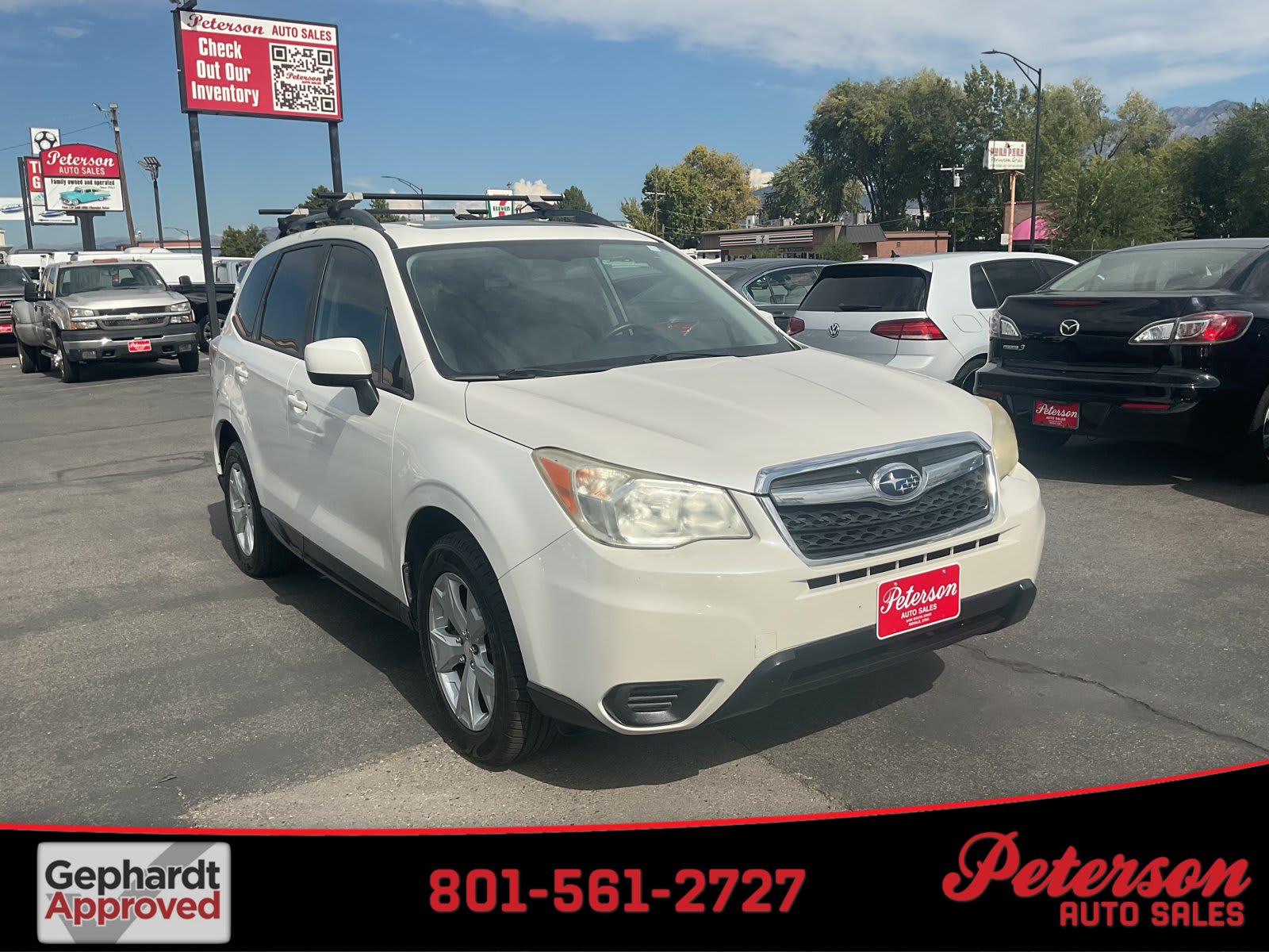 2015 Subaru Forester used sport utility for sale at Peterson Auto Sales in Midvale, UT