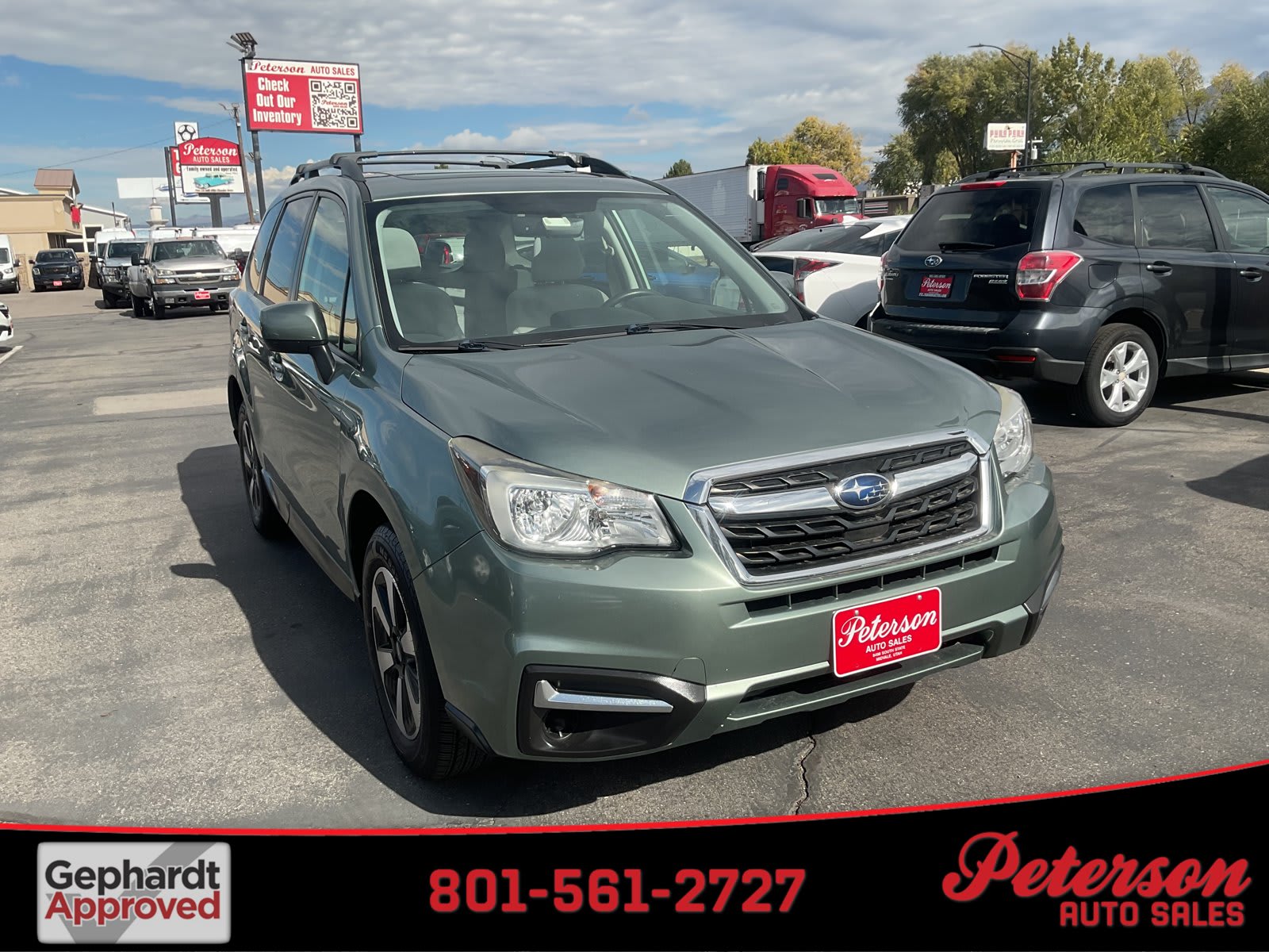 2017 Subaru Forester used sport utility for sale at Peterson Auto Sales in Midvale, UT