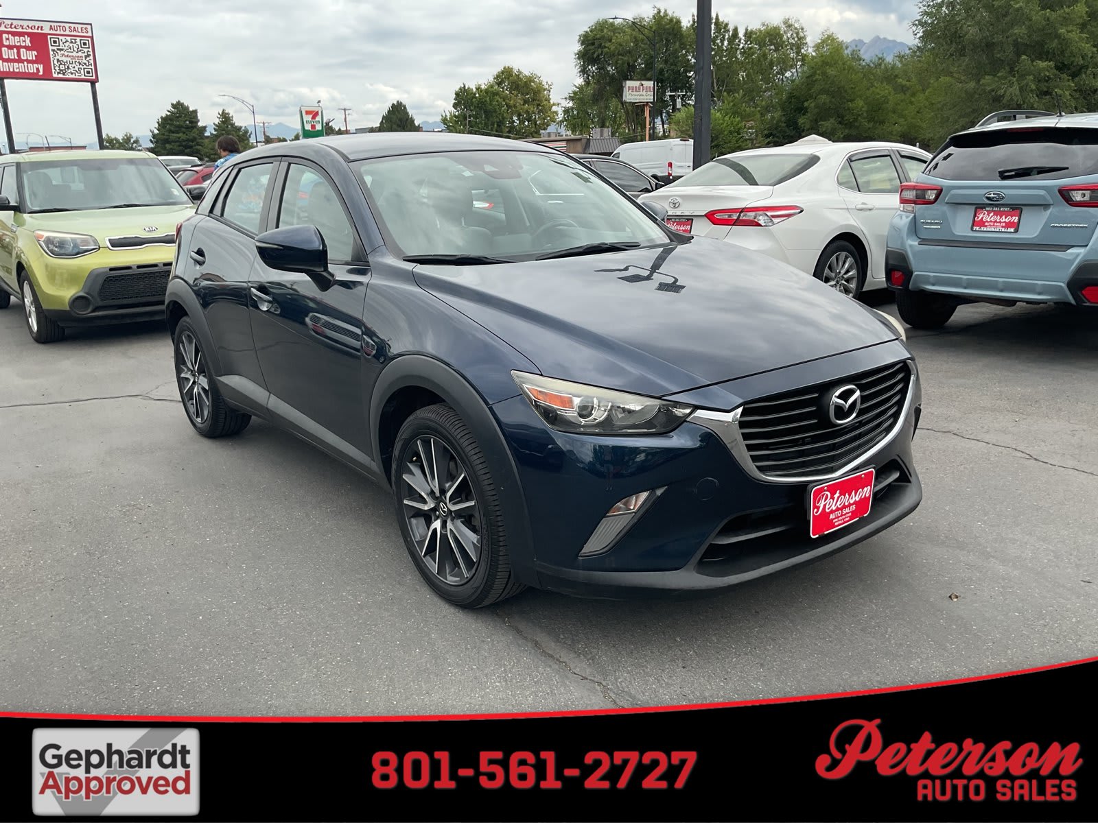 2018 Mazda CX-3 used sport utility for sale at Peterson Auto Sales in Midvale, UT