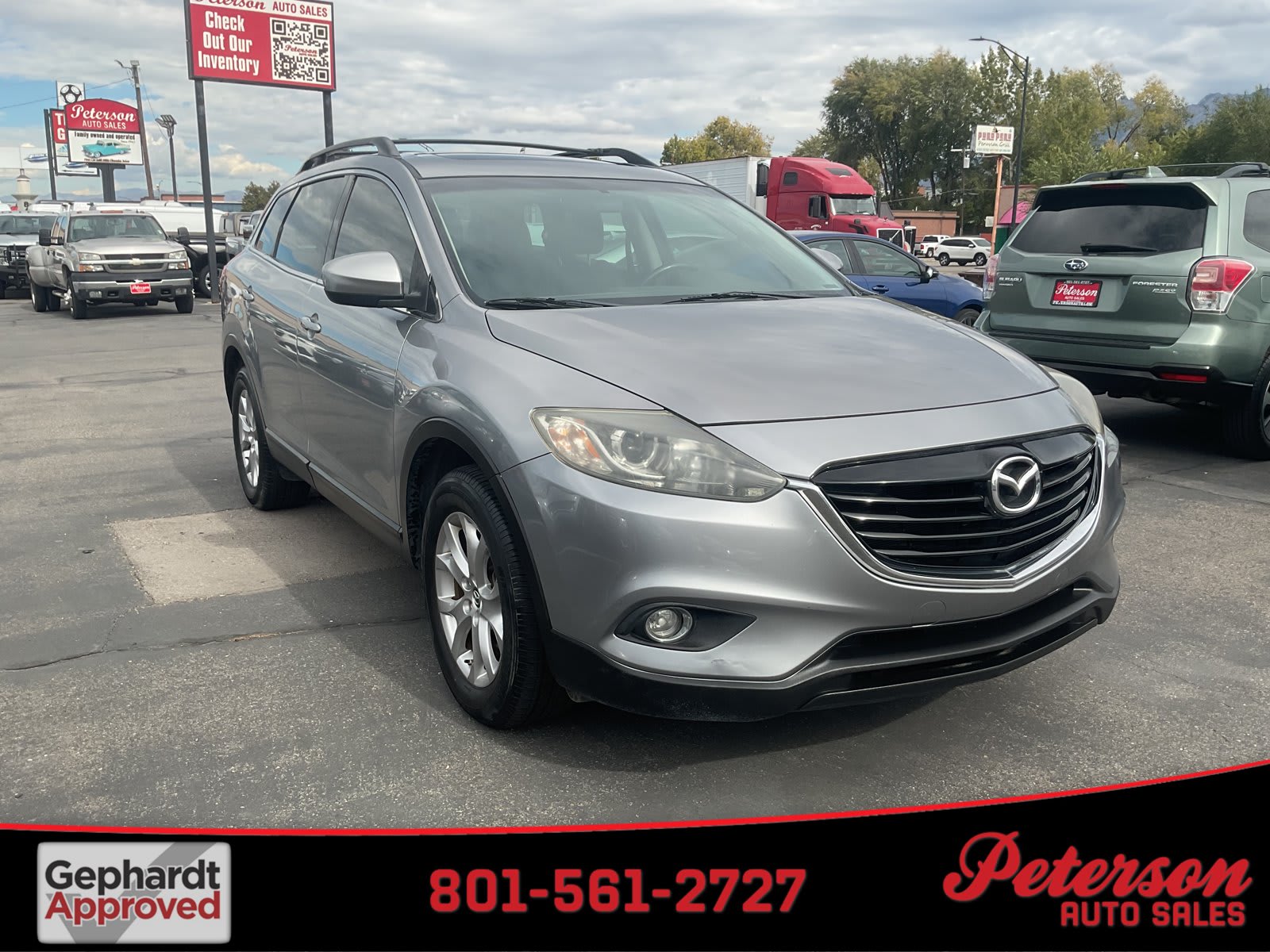 2014 Mazda CX-9 used sport utility for sale at Peterson Auto Sales in Midvale, UT