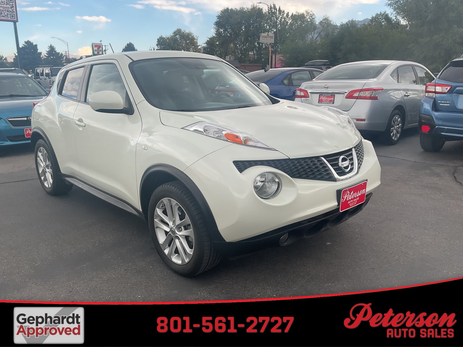 2012 Nissan JUKE used station wagon for sale at Peterson Auto Sales in Midvale, UT