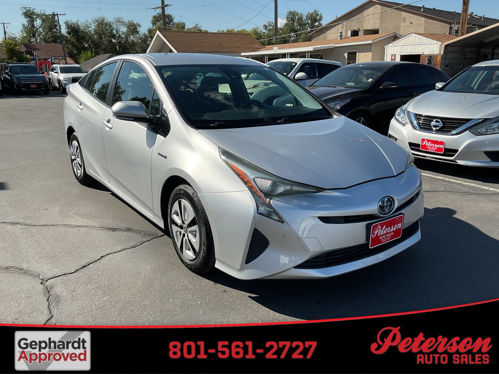 2018 Toyota Prius used hatchback for sale at Peterson Auto Sales in Midvale, UT