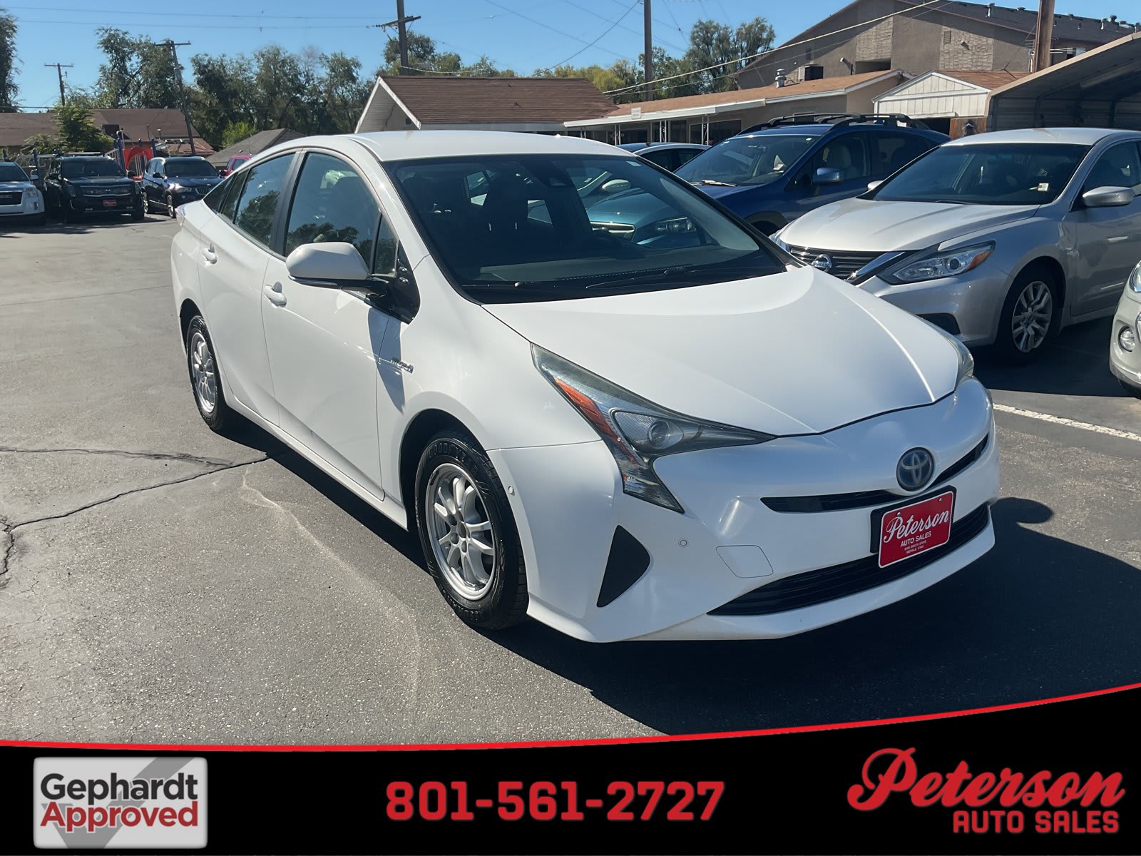 2018 Toyota Prius used hatchback for sale at Peterson Auto Sales in Midvale, UT
