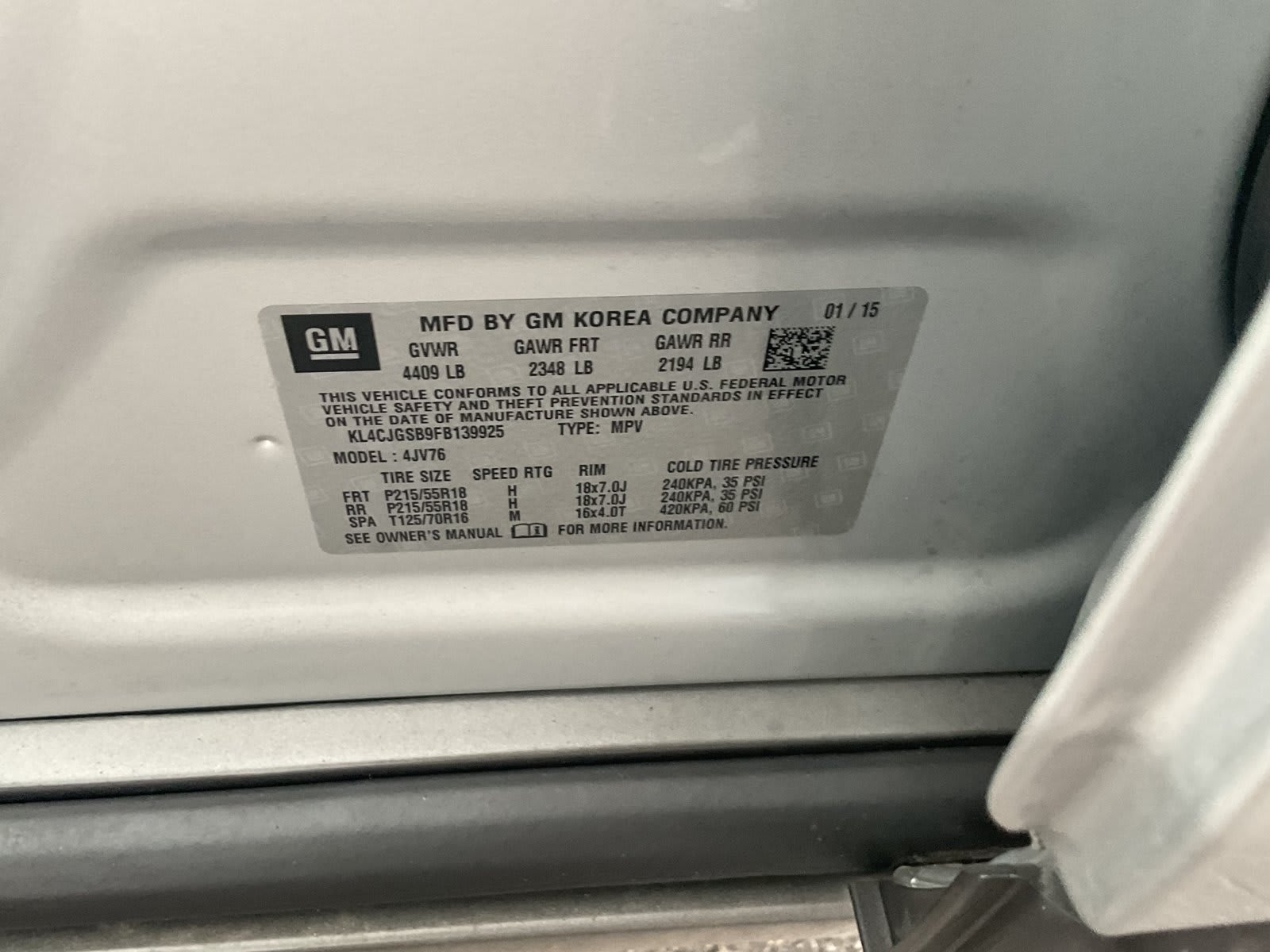 2015 Buick Encore used sport utility for sale at Peterson Auto Sales in Midvale, UT — photo 14 of 20