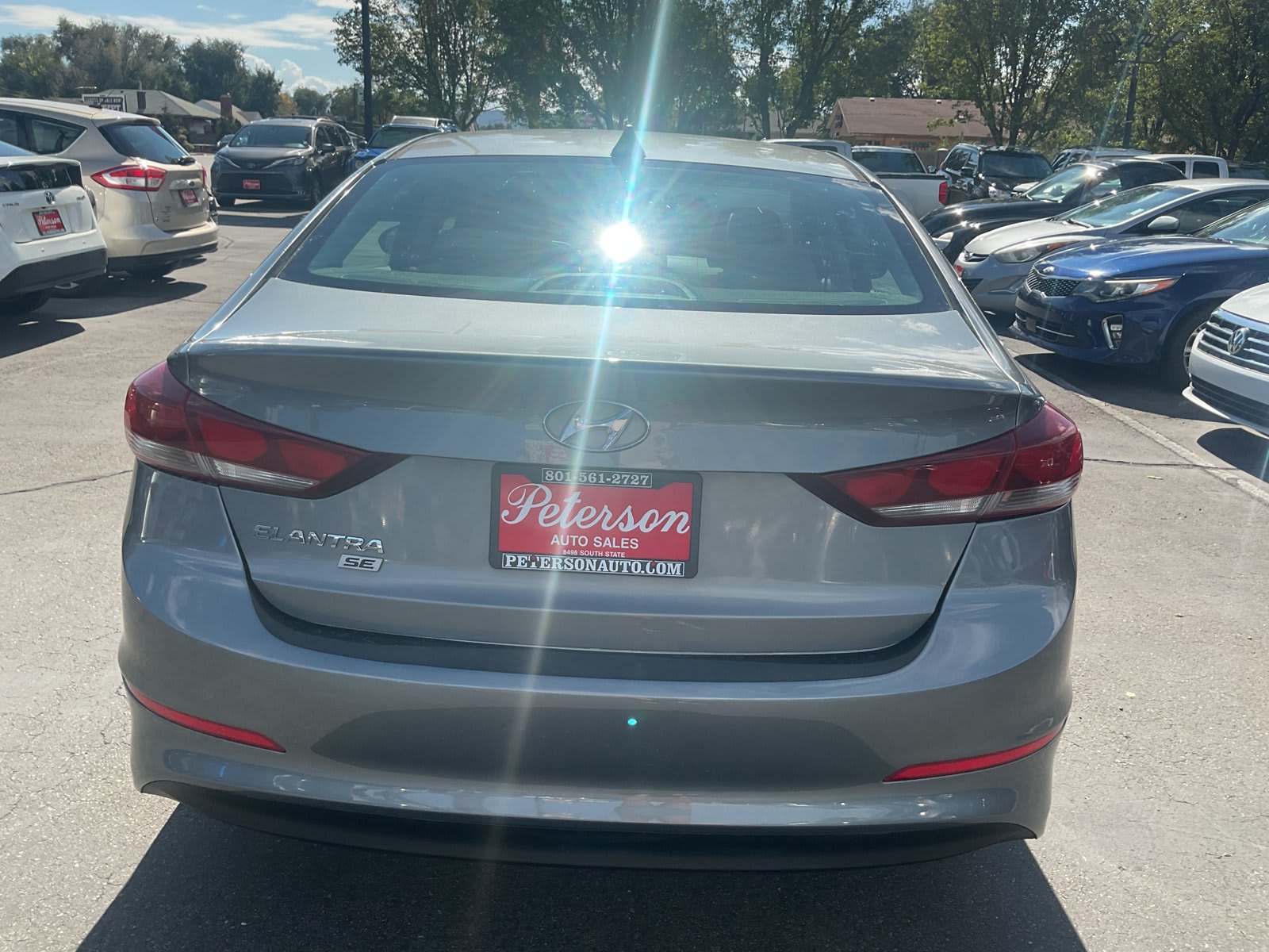 2017 Hyundai Elantra used 4dr car for sale at Peterson Auto Sales in Midvale, UT — photo 8 of 22