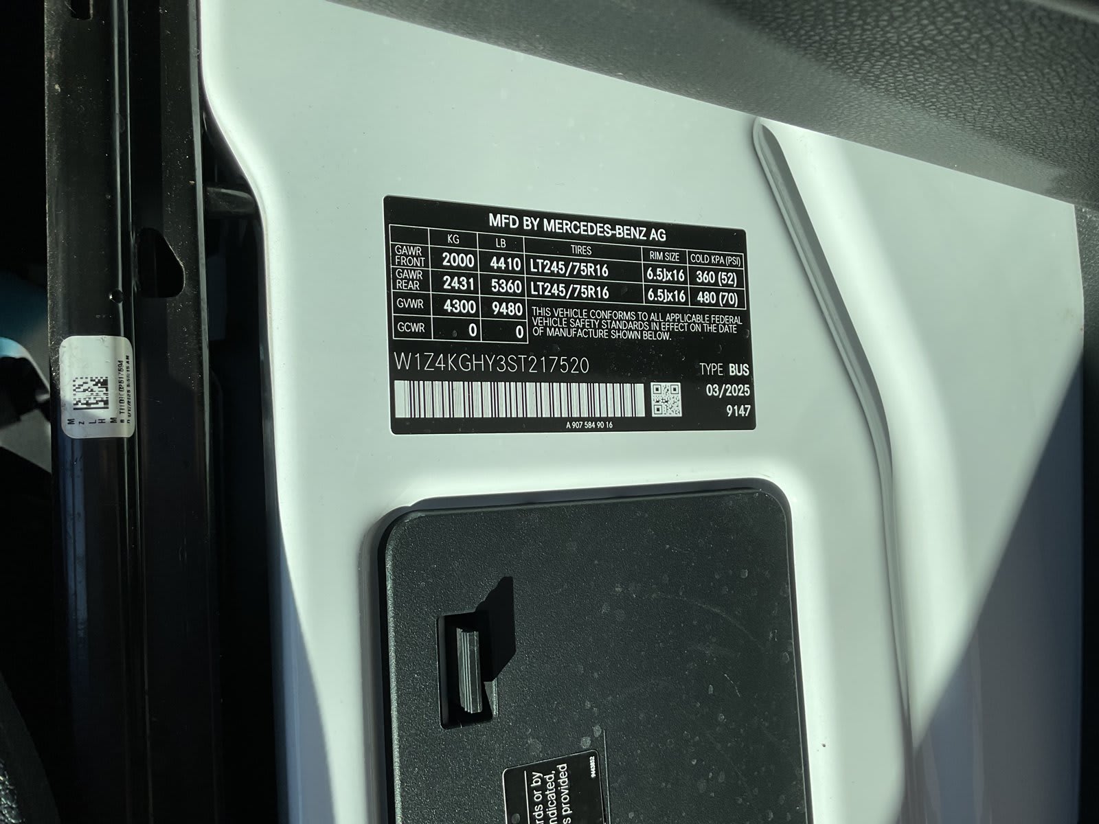 2025 Mercedes-Benz Sprinter Passenger Van used full-size passenger van for sale at Peterson Auto Sales in Midvale, UT — photo 15 of 20