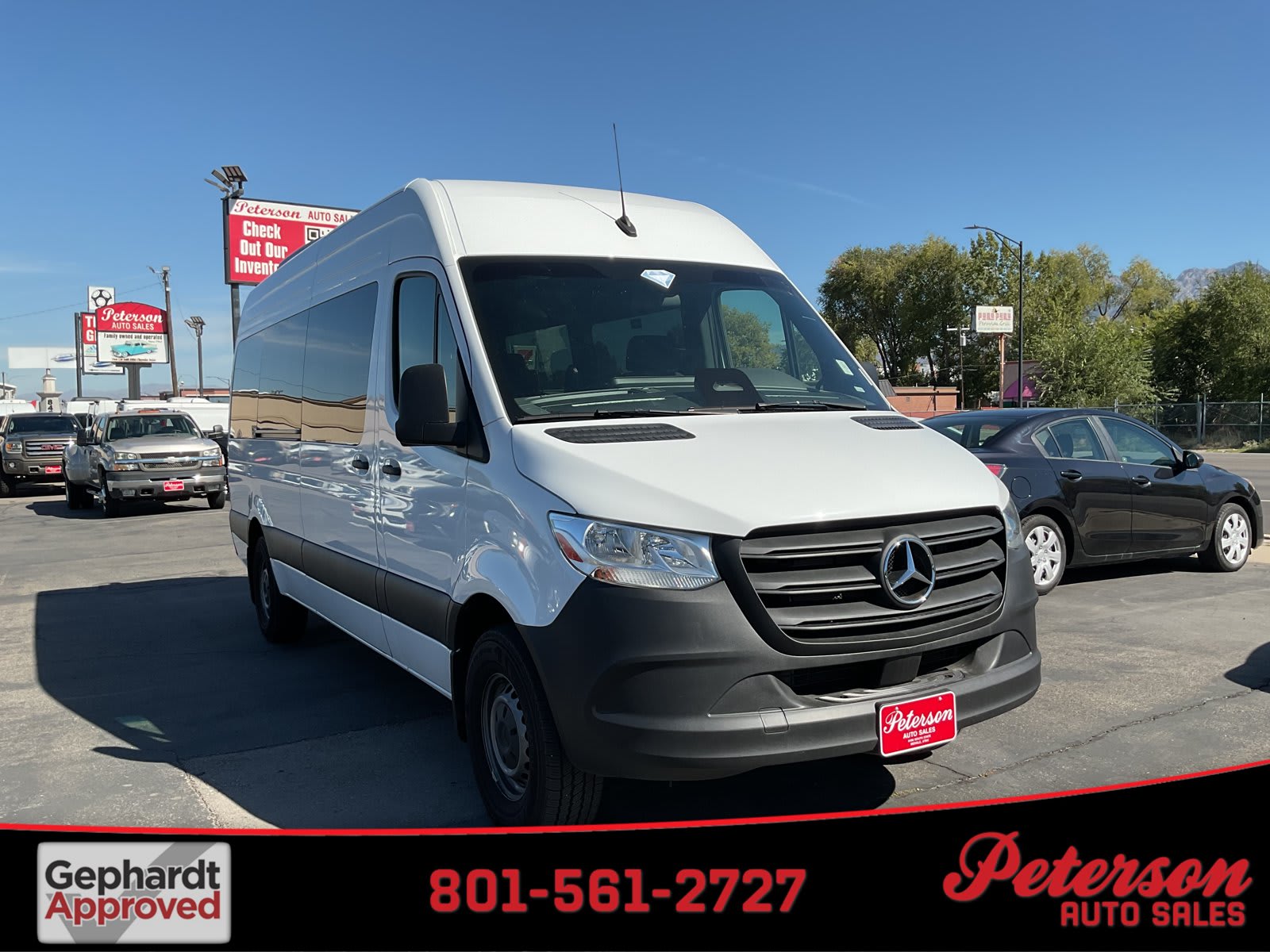 2025 Mercedes-Benz Sprinter Passenger Van used full-size passenger van for sale at Peterson Auto Sales in Midvale, UT