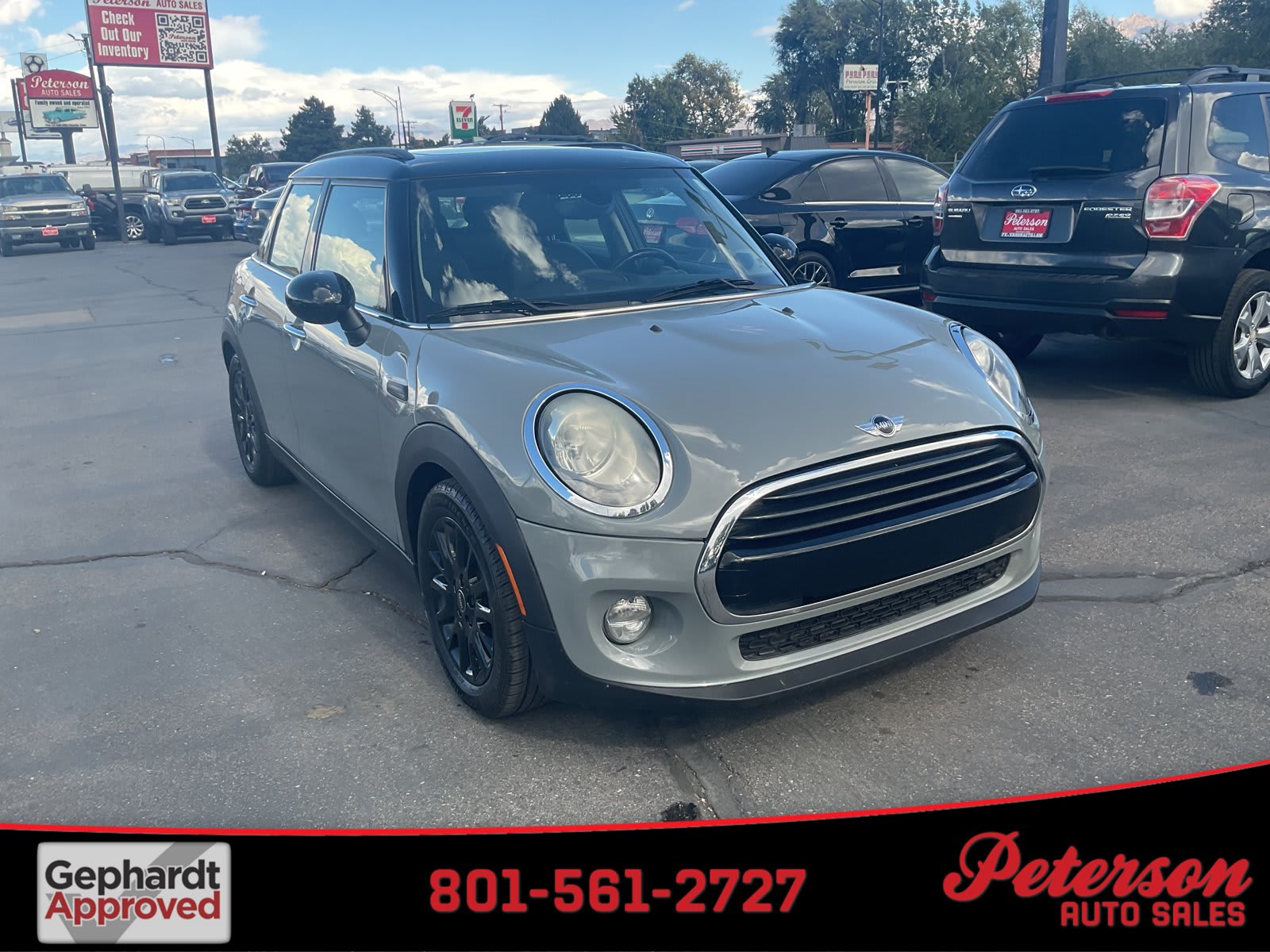2016 MINI Cooper Hardtop 4 Door used hatchback for sale at Peterson Auto Sales in Midvale, UT