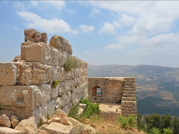 Ajloun Mountains from Ajloun Castle 