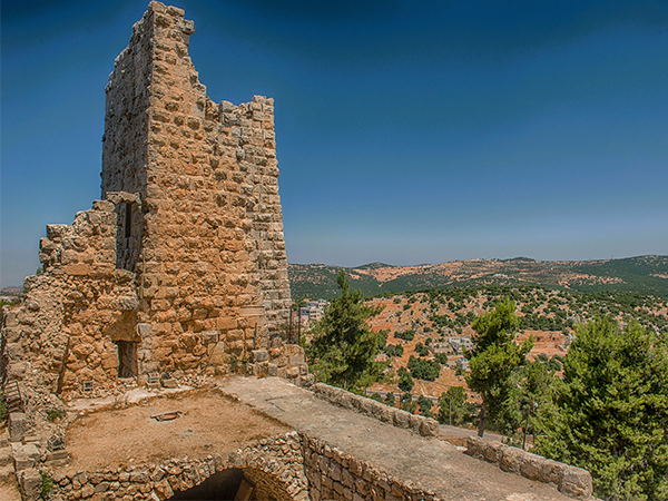 Ajloun Castle Terrace View