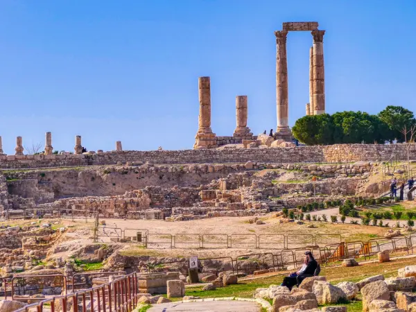 Citadel in Amman Downtown