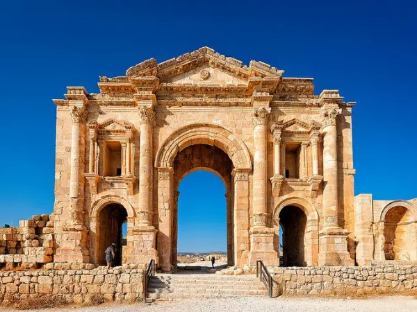 Arch of Hadrian in Jerash