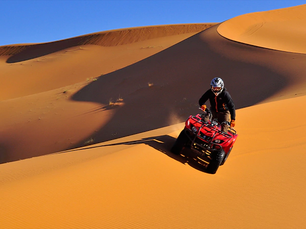 ATV in the Moroccan Desert