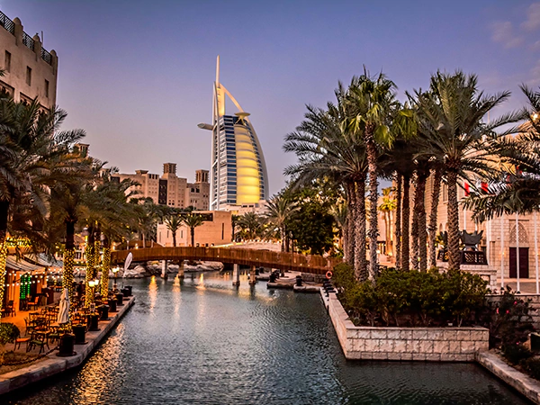 Burj al Arab from Marina Dubai