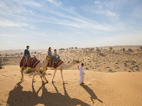 Camel Ride in the Desert