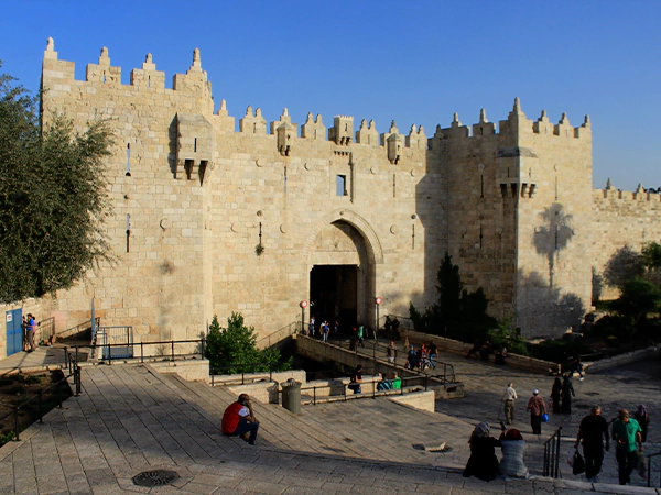 Damascus Gate in the old city of Jerusalem