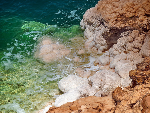 Dead Sea Salty Rocks
