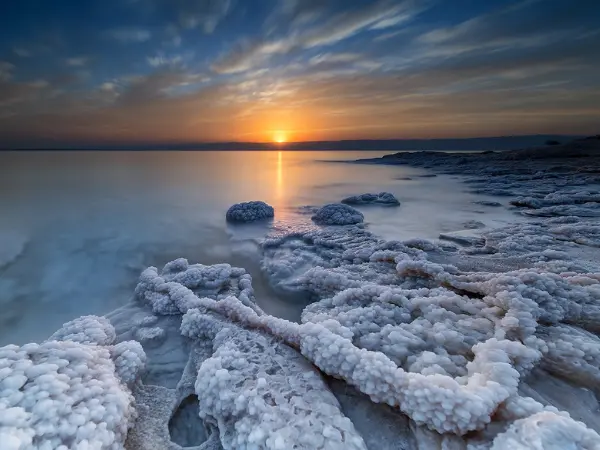 Dead Sea Salty Rocks