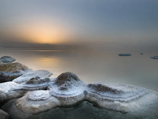 Dead Sea Salt rock formations