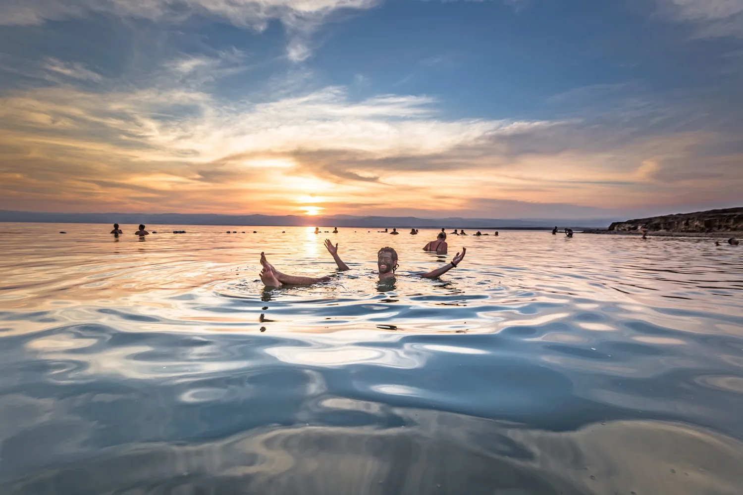 Floating Dead Sea Jordan