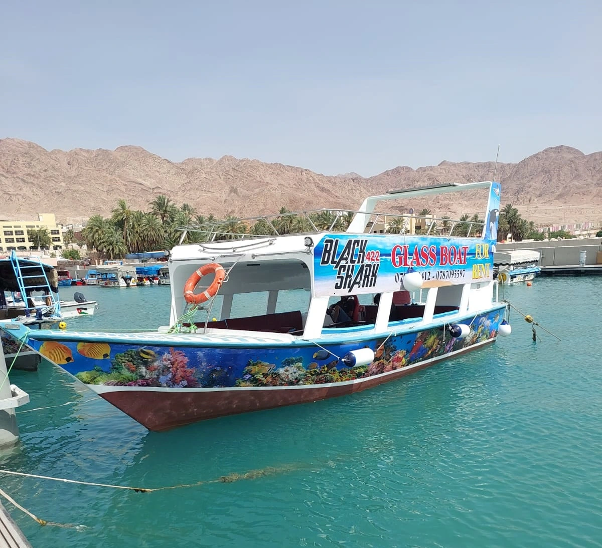 Aqaba Red Sea Jordan Glass Bottom Boat