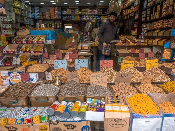 Local Spices store in Amman Downtown