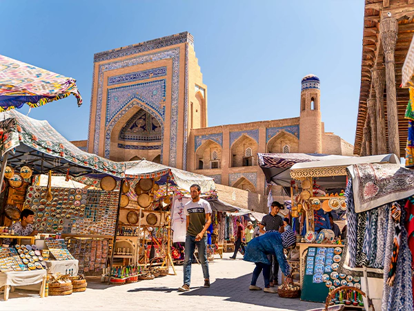 Bazaar in Uzbekistan