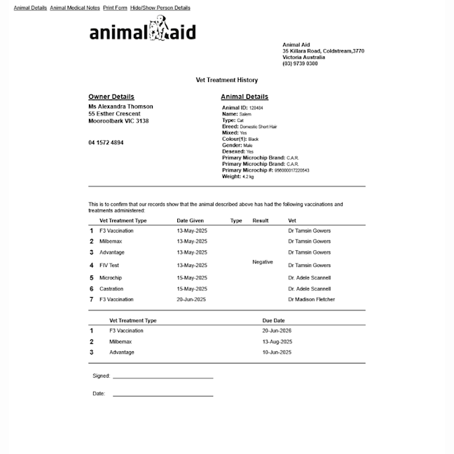 Photo of Salem Thomson