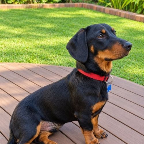 Mr Dash - 11 Month Old Dachshund X Kelpie