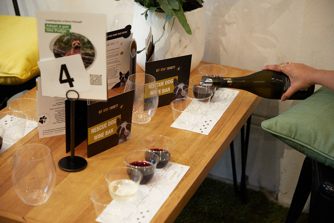 A table setting at the event