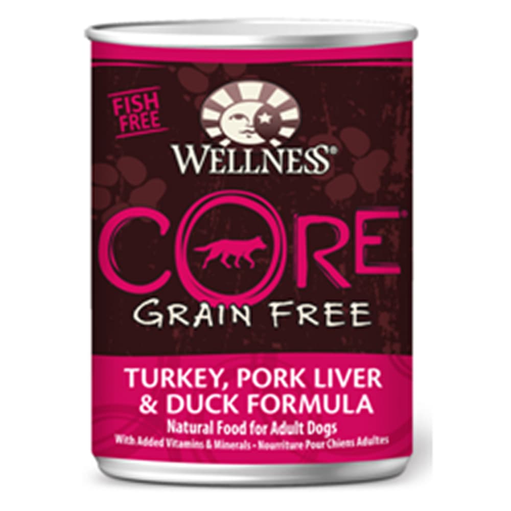 Wellness Core Turkey Pork Liver Duck Formula Grain Free Canned Do
