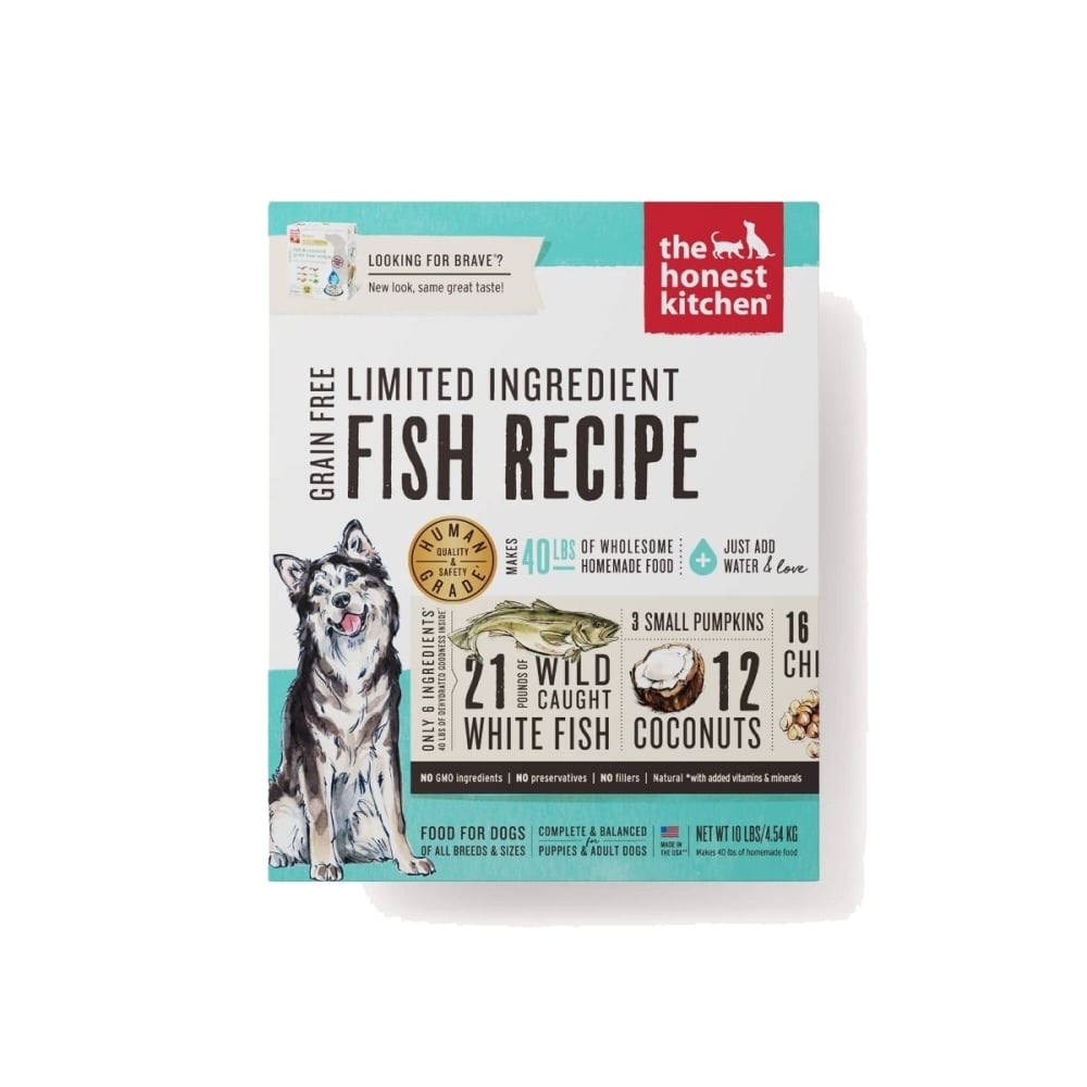Honest Kitchen Brave Fish Coconut Recipe Grain Free Dehydrated Dog Honest Kitchen Brave Fish Coconut Recipe Grain Free Dehydrated Dog