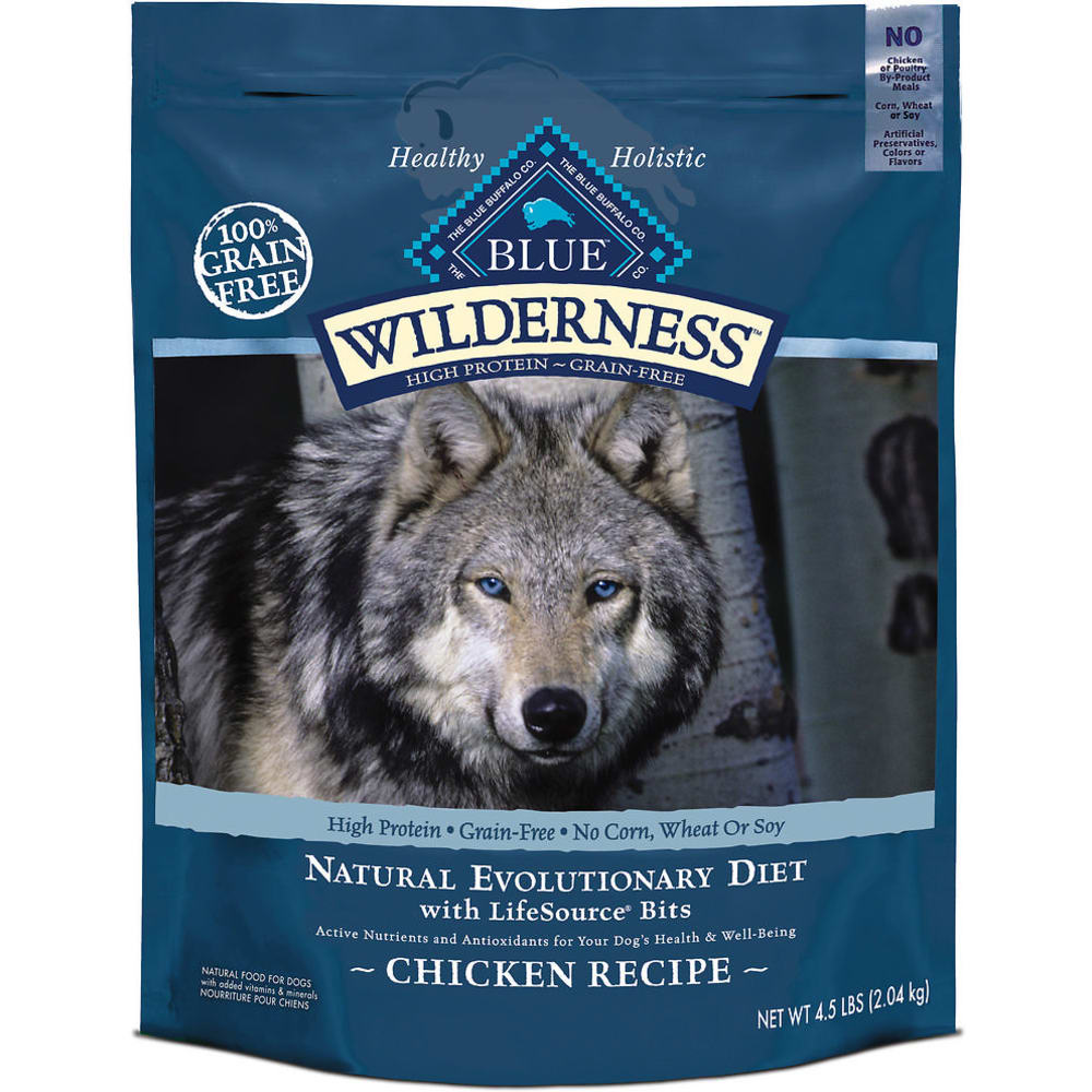 Blue Buffalo - Wilderness Chicken Recipe Grain-Free Dry Dog Food, 24lb