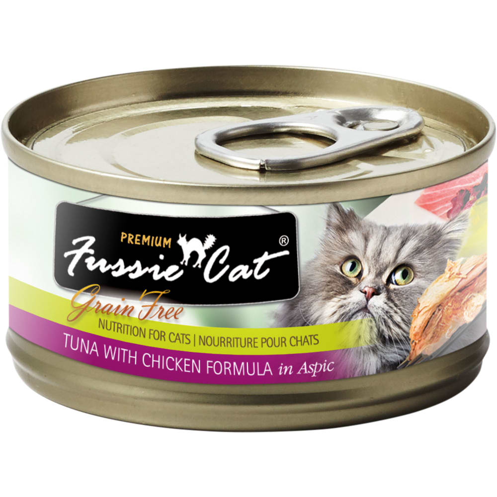 Fussie Cat Premium Tuna With Chicken Formula In Aspic Grain Free Can