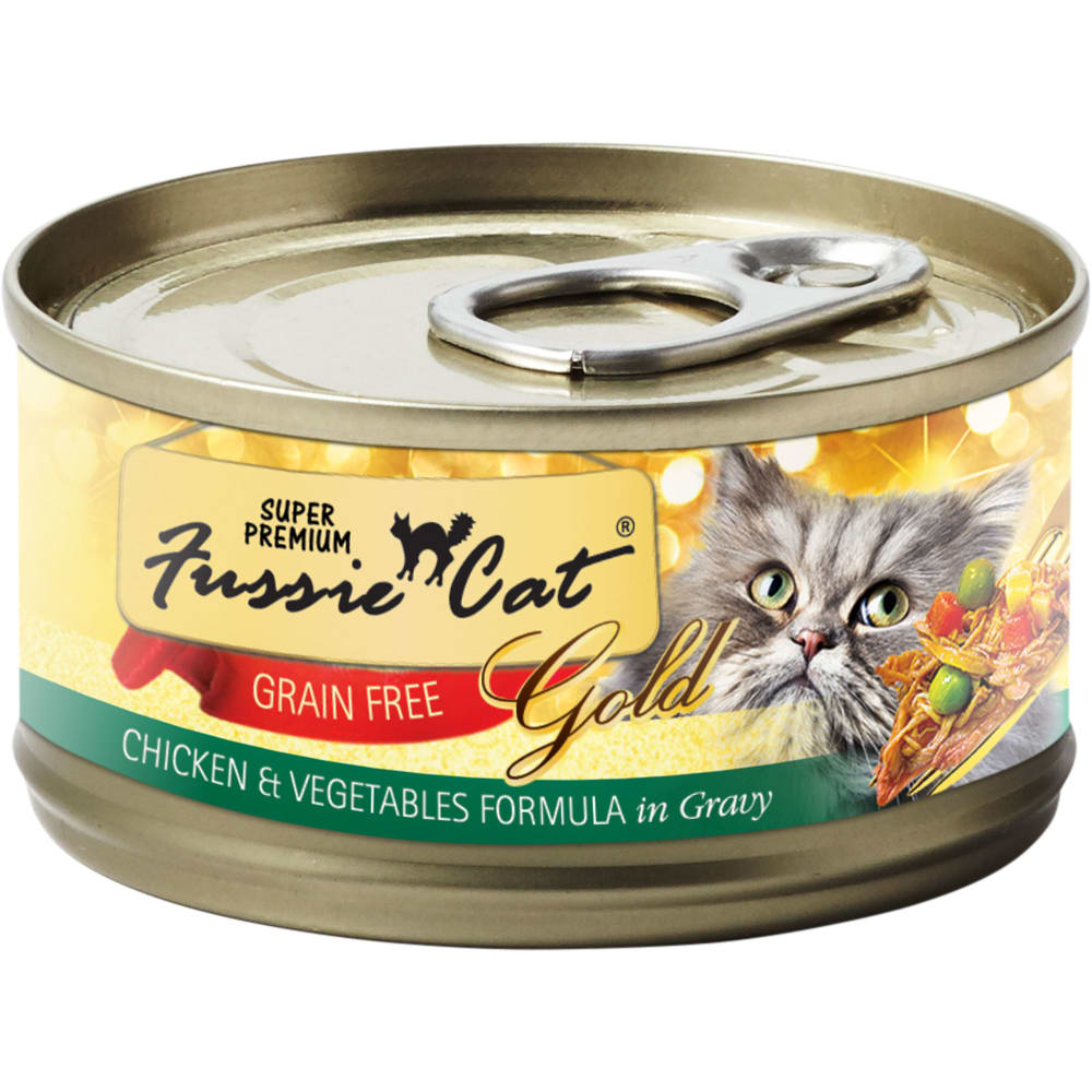 Fussie Cat Super Premium Chicken Vegetables Formula In Gravy Grain