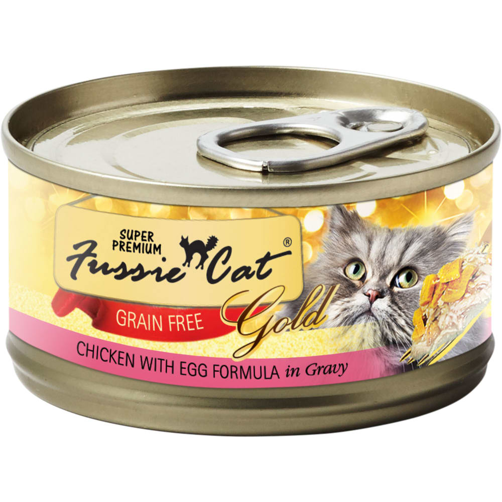 Fussie Cat Super Premium Chicken With Egg Formula In Gravy Grain Fre