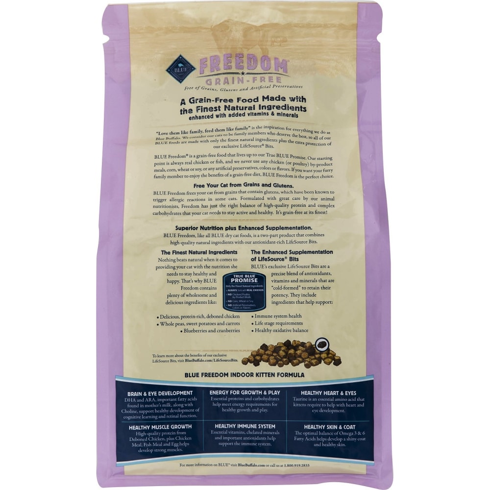 Blue Buffalo Freedom Indoor Chicken Recipe Grain Free Dry Cat Food