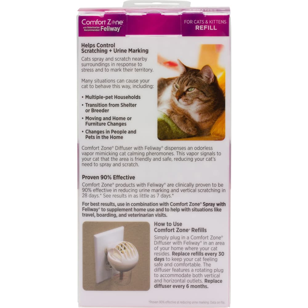 Comfort Zone With Feliway For Cats Diffuser Refill 48ml