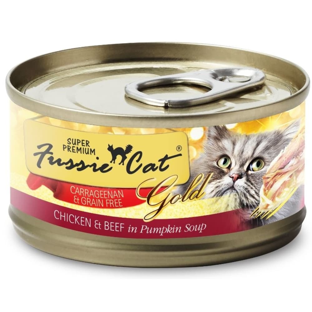 Fussie Cat Super Premium Grain Free Chicken Beef Formula Canned Cat