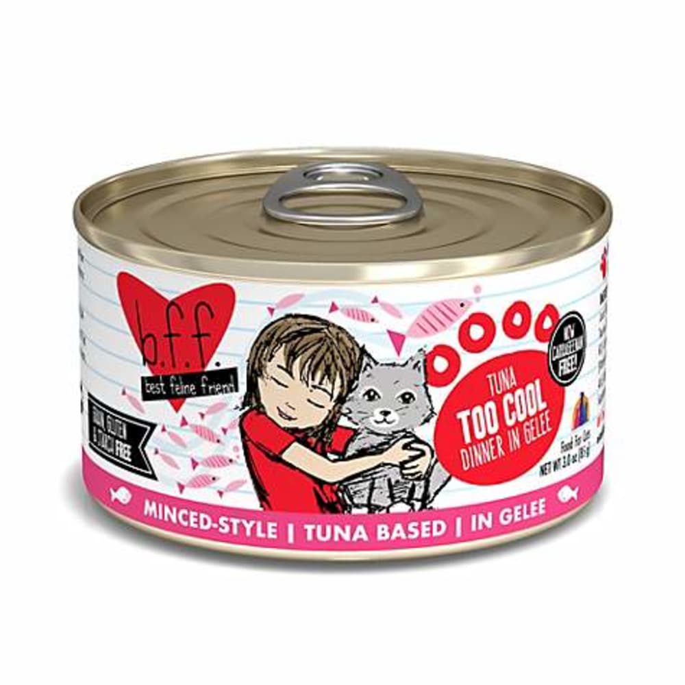 Weruva Bff Tuna Too Cool In Gelee Recipe Grain Free Canned Cat Food