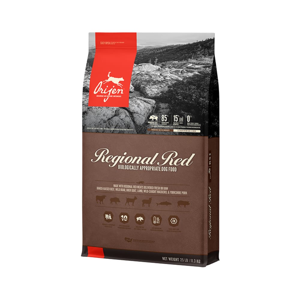 Orijen Regional Red Grain Free Dry Dog Food 25lb
