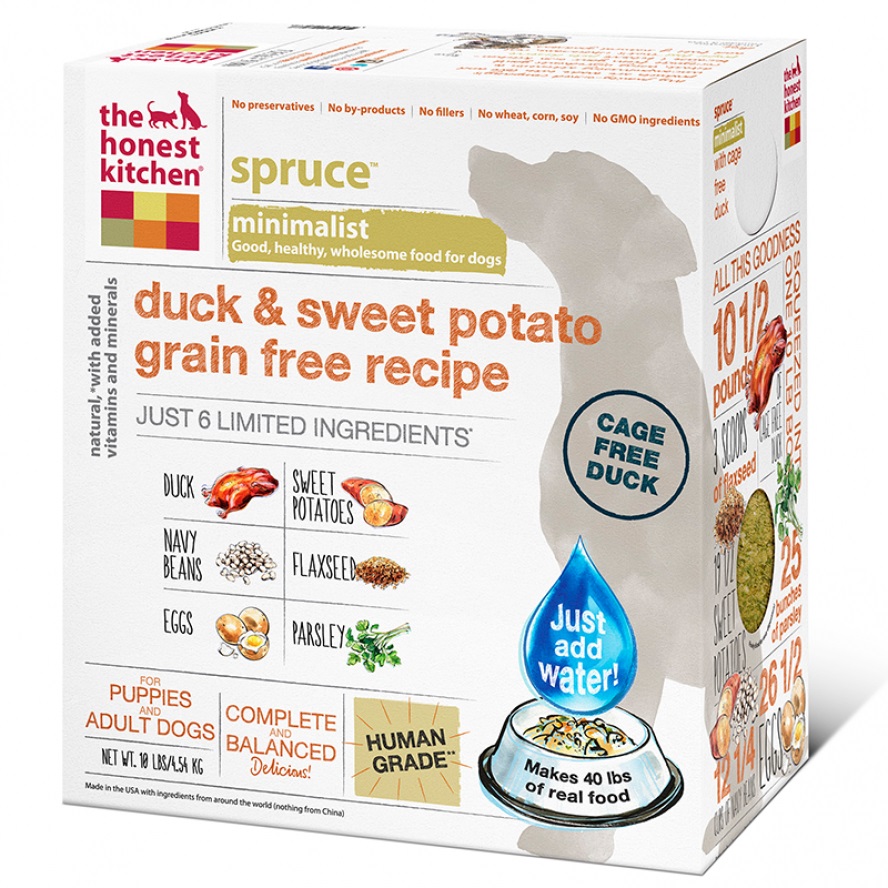The Honest Kitchen Spruce Duck and Sweet Potato